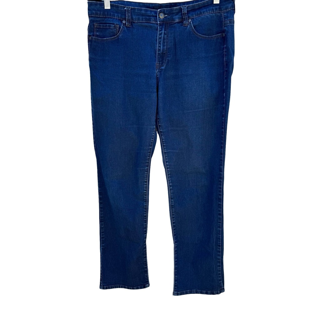 Calvin Klein Jeans Dark Wash Americana Stretch Denim Jeans Minimalist Womens 14